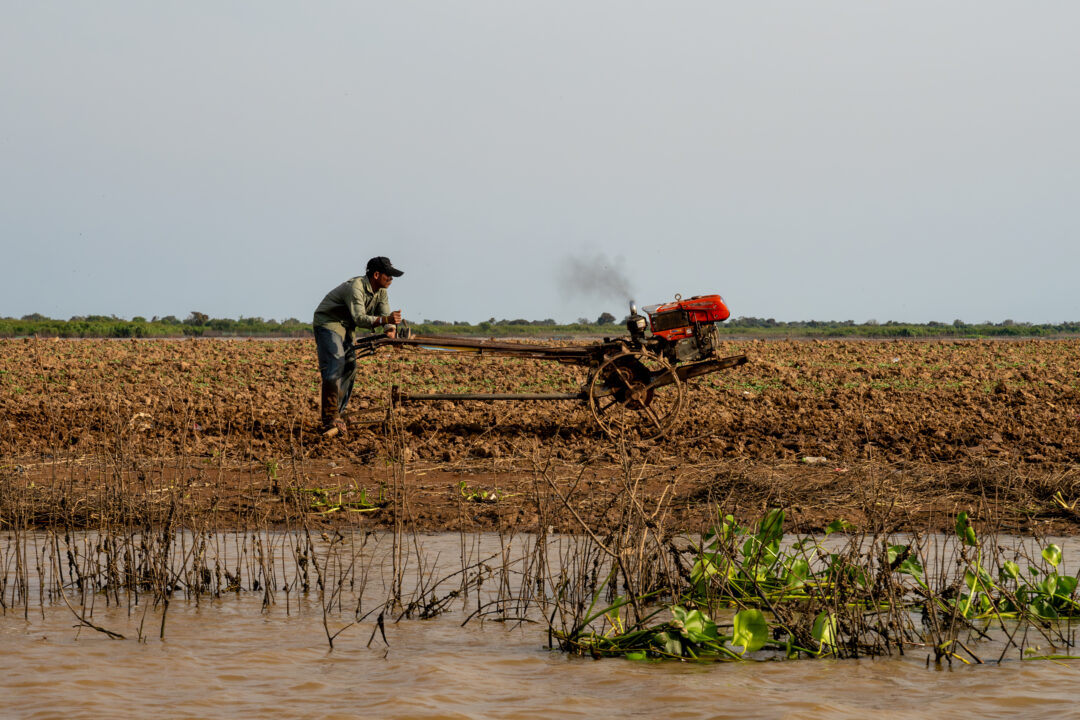 Bauer in Kambodscha